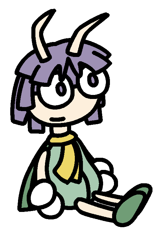 A rough digital sketch of Bugsy as a Ledian